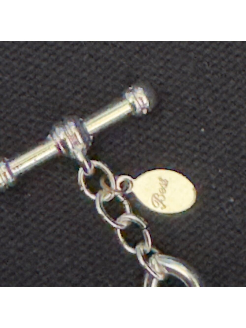 BEST Silver-Tone Chain Bracelet With Soccer Ball Charm & Toggle Clasp - Picture 4 of 10